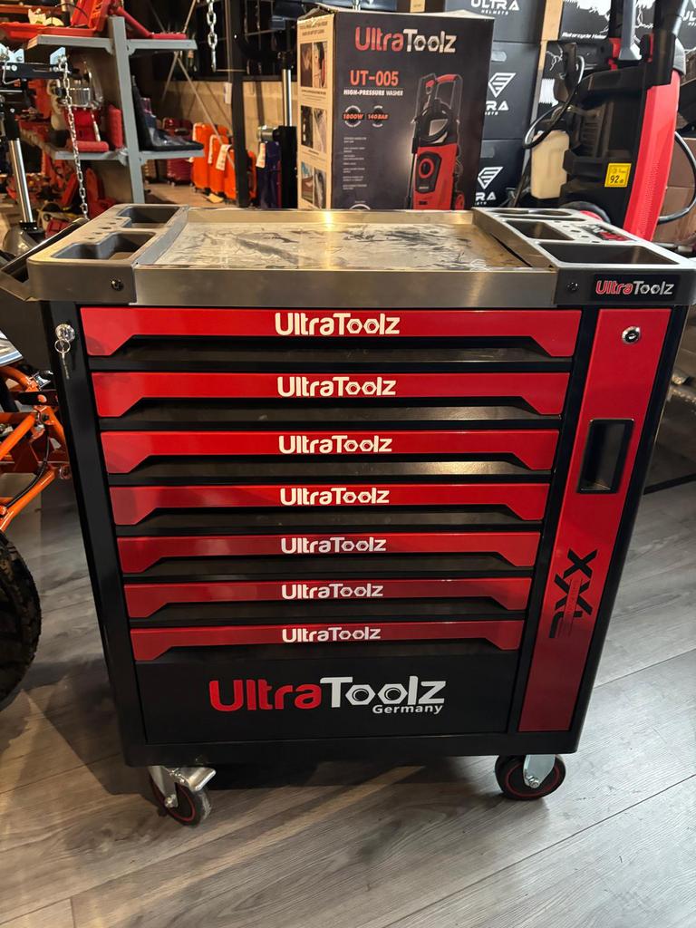 Nieuw Ultratoolz Gereedschapswagen + Krachtdoppen 7/7 Gevuld, Ophalen of Verzenden, Nieuw