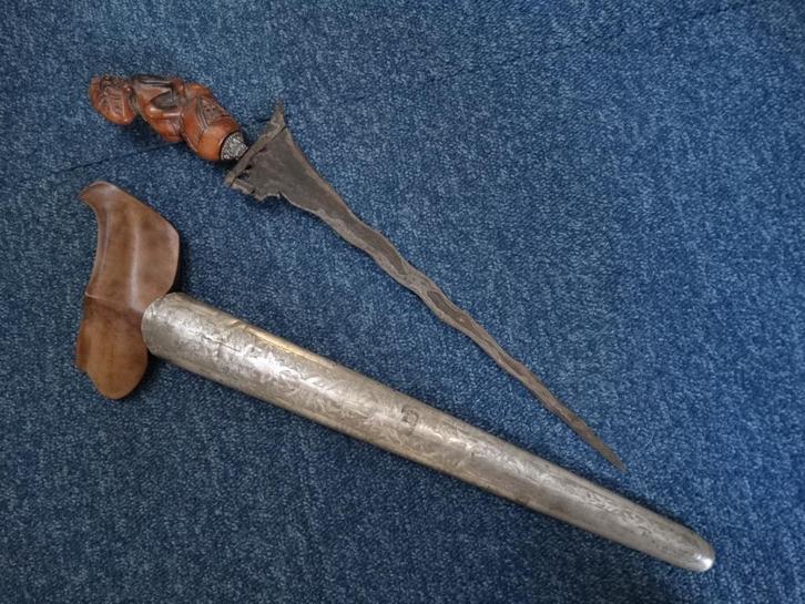 Kris, een keris uit Nederlands Indie, Indonesie, ganesha, Antiek en Kunst, Kunst | Niet-Westerse kunst, Ophalen of Verzenden