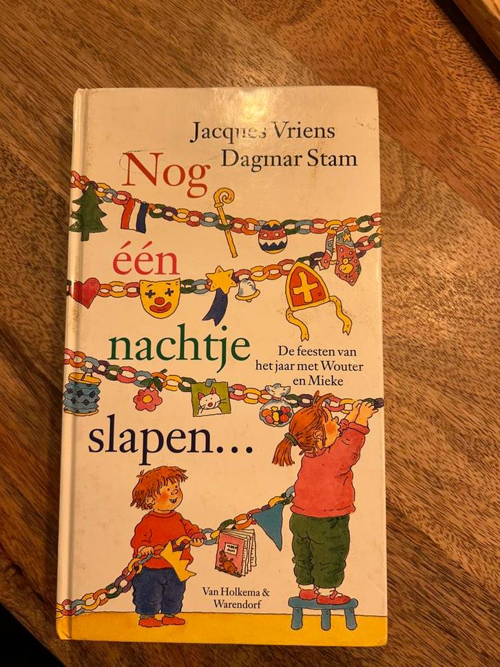 Nog één nachtje slapen - Jacques Vriens, Boeken, Kinderboeken | Jeugd | onder 10 jaar, Gelezen, Fictie algemeen, Ophalen of Verzenden