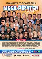 7 kaarten mega piraten festijn maaskantje 25 oktober 2025, Tickets en Kaartjes, Evenementen en Festivals, Eén persoon