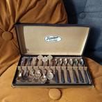 12 Verzilverde Lepeltjes Gerritsen Pleet Zilver Sola Zeist, Antiek en Kunst, Antiek | Goud en Zilver, Ophalen of Verzenden, Zilver