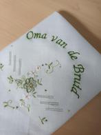 Geborduurde zakdoek 'Oma van de Bruid', Verzenden, Nieuw, Wit