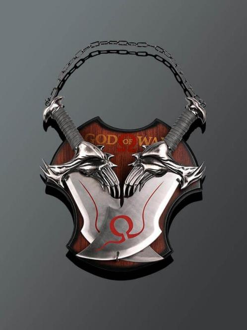 SIERDOLKEN: God of war, blades of chaos replica, Hobby en Vrije tijd, Kostuums, Theaterbenodigdheden en LARP, Zo goed als nieuw