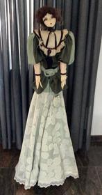 Handgemaakte. Antieke Franse Boudoir Pop Meisje Sofa Doll, Ophalen of Verzenden