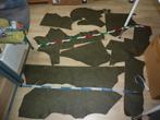 Melee groen AA soepel echt leer rundleer, Verzenden, Leer of Kunstleer, Nieuw, 30 tot 120 cm