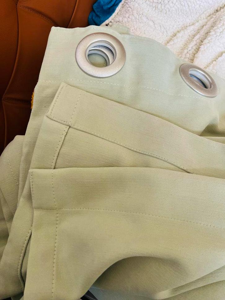 Mintgroene Verduisterende Gordijnen - Nieuw, Huis en Inrichting, Stoffering | Gordijnen en Lamellen, Nieuw, 100 tot 150 cm, 200 cm of meer