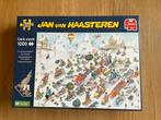 Jan van Haasteren legpuzzel. Van onderen, sneeuwpret. MOOI., Ophalen of Verzenden, 500 t/m 1500 stukjes, Zo goed als nieuw