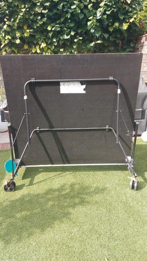 Tafeltennistafel, Sport en Fitness, Tafeltennis, Gebruikt, Tafel Indoor, Inklapbaar, Verrijdbaar, Ophalen of Verzenden