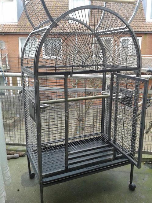 vogels kooi, Dieren en Toebehoren, Vogels | Hokken en Kooien, Zo goed als nieuw, Vogelkooi, Metaal, Ophalen