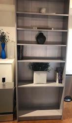 Zilver grijze Ikea Billy boekenkast 80x28x202 cm, Ophalen of Verzenden, Zo goed als nieuw, 25 tot 50 cm, 50 tot 100 cm