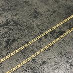 14k gouden ketting valkenoog schakel massief, Ophalen of Verzenden