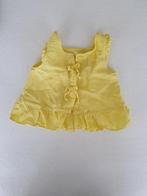 ️ Knal geel shirtje met ruches en strikjes Zara mt 74, Kinderen en Baby's, Babykleding | Maat 74, Meisje, Shirtje of Longsleeve