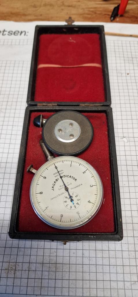 Vintage Jagabi Indicator James G. Biddle Co., Antiek en Kunst, Antiek | Gereedschap en Instrumenten, Ophalen of Verzenden