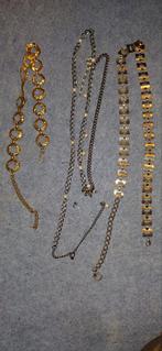 Riemen Set: Goud, Zilver & Parel Riemen, Ophalen of Verzenden, Gebruikt, Goud, Overige materialen