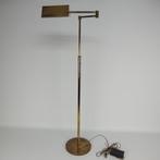 Vintage messing vloerlamp halo verstelbaar STROBL jaren 80, Huis en Inrichting, Lampen | Vloerlampen, 150 tot 200 cm, Gebruikt