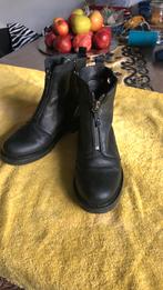 Cashot Zwarte Leren Laarsjes Maat 39, Ophalen of Verzenden, Gedragen, Zwart, Lage of Enkellaarzen