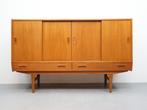 Deens vintage wandmeubel teak Westergaard møbelfabrik, Ophalen, Niet bekend, 200 cm of meer, 150 tot 200 cm