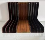 Vintage Platenrekken Lp rekken jaren 70, Huis en Inrichting, Woonaccessoires | Cd- en Dvd-rekken, Ophalen, Gebruikt, Kunststof