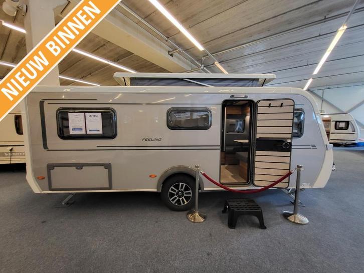 Eriba Feeling 442; nieuwste model 2026, Caravans en Kamperen, Caravans, Bedrijf, tot en met 3, 1000 - 1250 kg, Standaardzit, Eriba