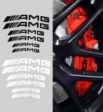 AMG remklauw stickers Mercedes per vel 6 stuks OEM look Wit, Ophalen of Verzenden