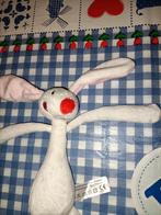 Konijn knuffeltje evora slungel konijn lapin, Ophalen of Verzenden, Zo goed als nieuw, Konijn