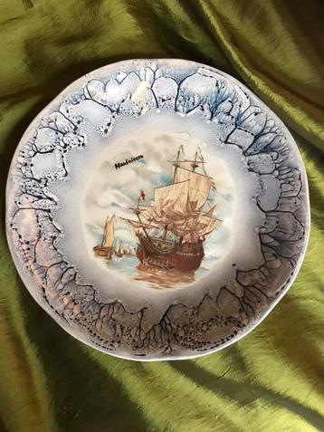 Mooie wandbord zeilschip  beschikbaar voor biedingen