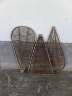 3 antieke Franse grote houten droogrekken voor pruimen, Antiek en Kunst, Ophalen