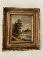 Olieverf schilderij op doek., Ophalen of Verzenden