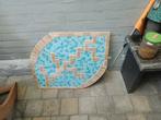 Mozaïek blad voor bv tafeltje of muurdecoratie, Ophalen, Zo goed als nieuw