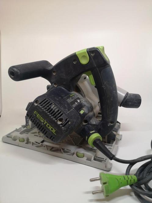 Testool ts 55 ebq, Doe-het-zelf en Verbouw, Gereedschap | Zaagmachines, Zo goed als nieuw, Cirkelzaag, 1200 watt of meer, 30 tot 70 mm