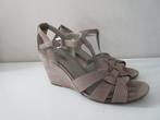 Ecco: Rivas 75 T Sandaal met sleehak Maat: 40, Ecco, Bruin, Zo goed als nieuw, Sandalen of Muiltjes
