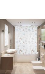 Douche Gordijn oprolbare 140x240cm Zee Style, Ster Schelpen, Ophalen of Verzenden, Nieuw, Overige kleuren, Overige typen