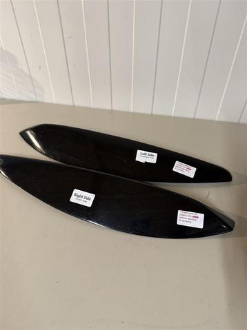 Opel Astra H Zwarte Plastic Wenkbrauwen CDTI/VXR/MK5 beschikbaar voor biedingen