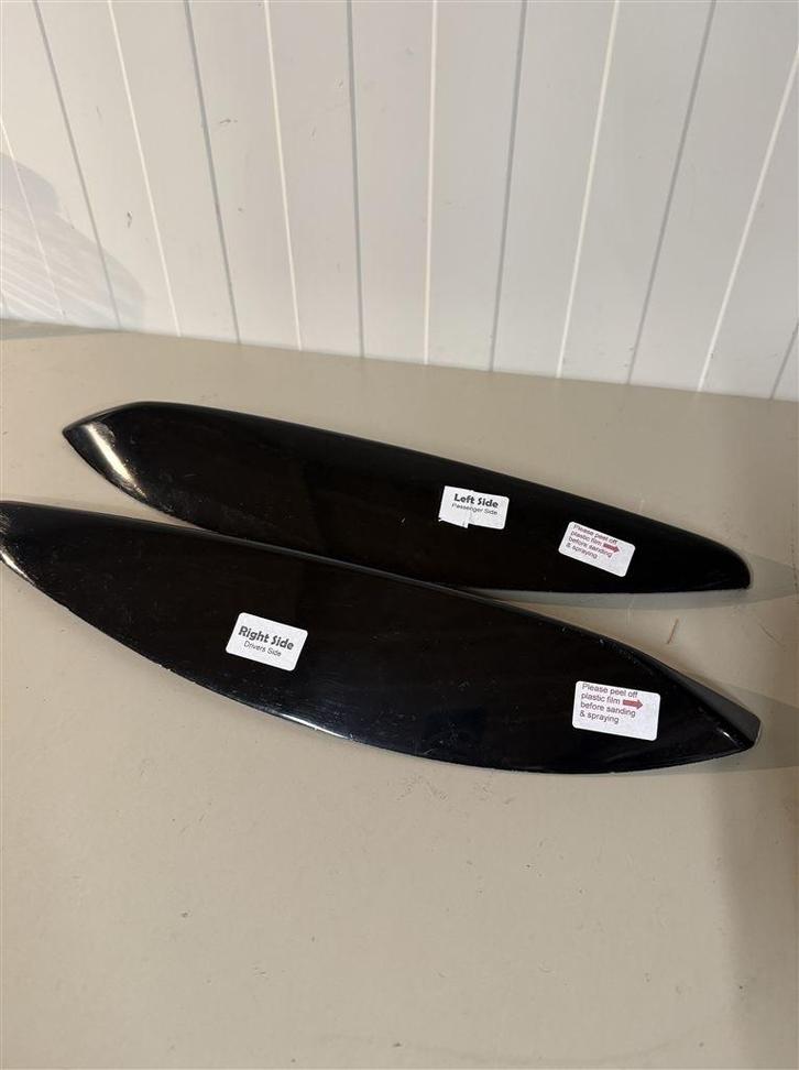 Opel Astra H Zwarte Plastic Wenkbrauwen CDTI/VXR/MK5, Auto diversen, Auto-accessoires, Nieuw, Ophalen of Verzenden