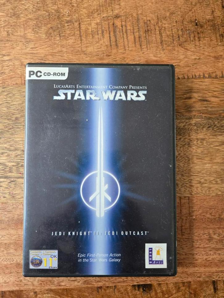 Star Wars Jedi Knight II: Jedi Outcast - PC CD-ROM, Spelcomputers en Games, Games | Pc, Gebruikt, Shooter, 1 speler, Vanaf 12 jaar