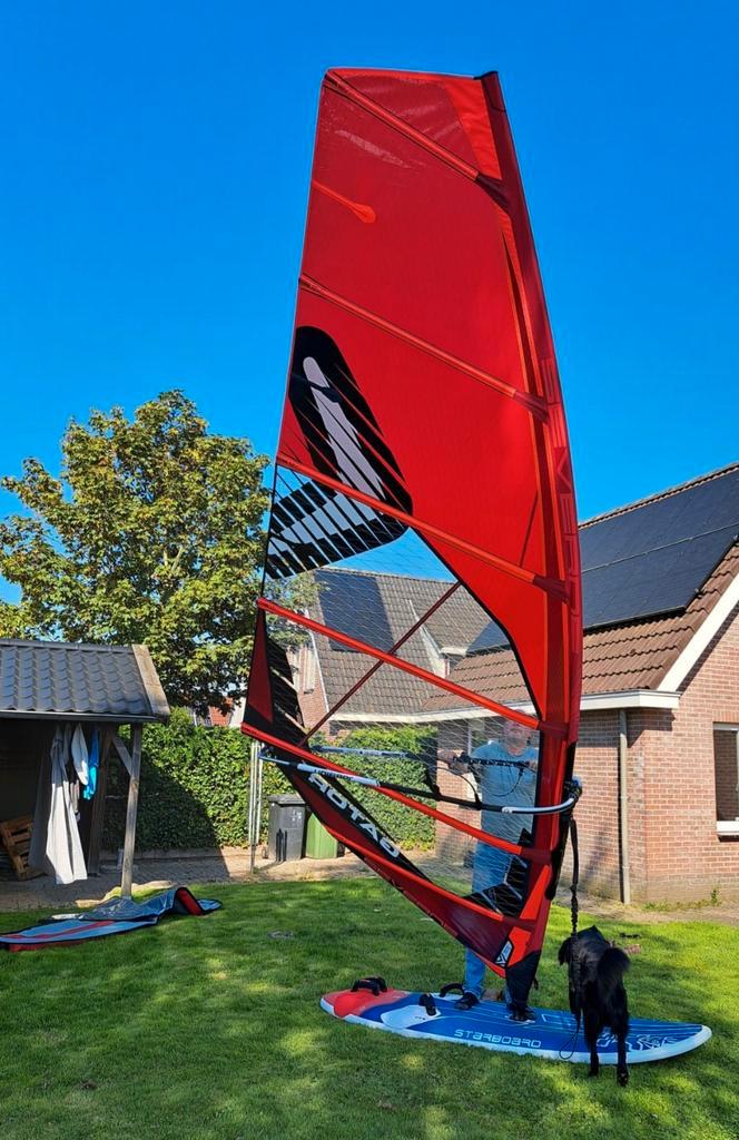 Windsurfzeil Severne Gator 7,5 m2, Watersport en Boten, Windsurfen, Zo goed als nieuw, Zeil, Minder dan 5 m², Ophalen