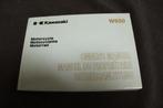 Kawasaki W650 2002 motorcycle owner's manual EJ650 A5 C5, Ophalen of Verzenden, Kawasaki