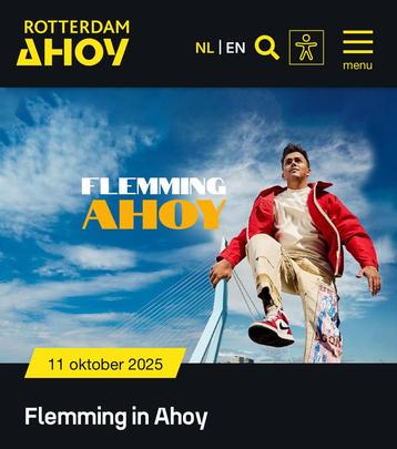 2 kaartjes Flemming in Ahoy (Staplaatsen) beschikbaar voor biedingen