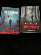 Cis Meijer Verdoofd en Moordspel 2x boek Jeugdthriller YA, Ophalen of Verzenden, Zo goed als nieuw, Cis Meijer, Fictie