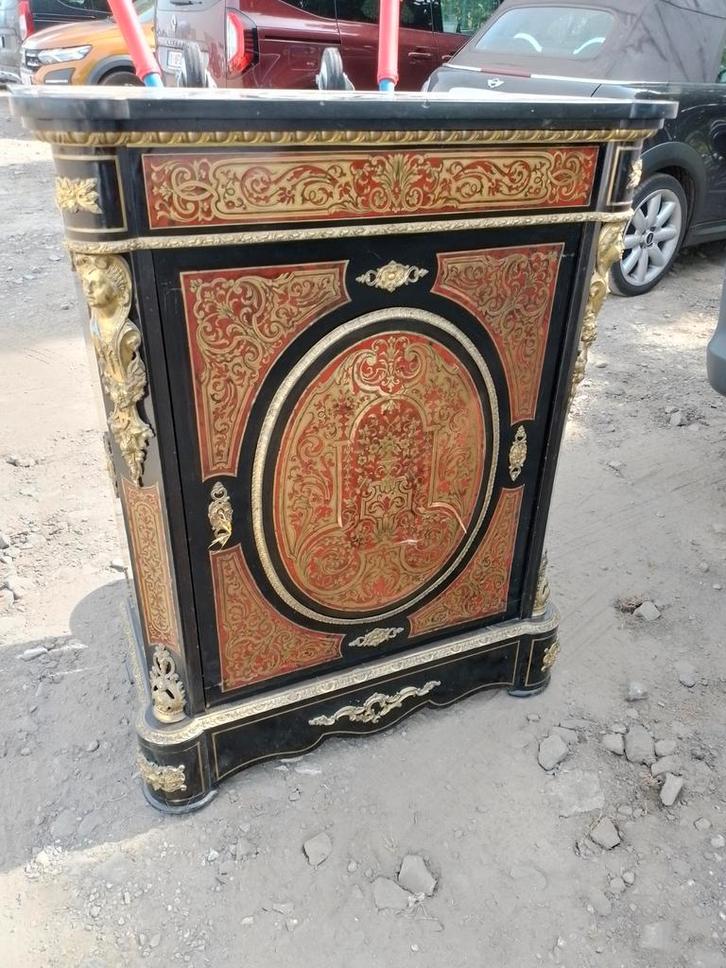 Boulle Medallion kast,  periode Napoleon III, Antiek en Kunst, Antiek | Meubels | Kasten, Ophalen