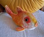 Steiff knuffel vis Flossy oranje geel, 26cm  1960-64, Ophalen of Verzenden