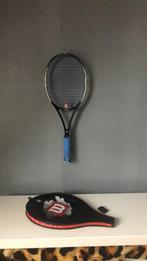 tennis racket van Wilson de carbon ace met hoes en tape, Racket, Wilson, Zo goed als nieuw, L3