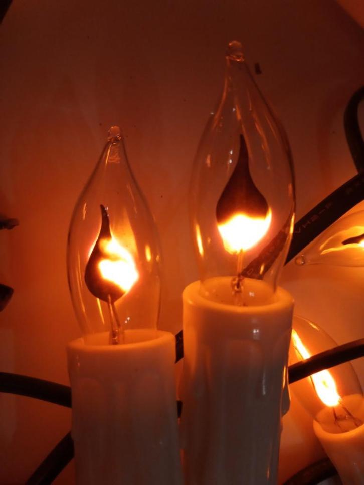 Kerstverlichting - Kaars-vlamlampjes, Diversen, Kerst, Zo goed als nieuw, Ophalen of Verzenden