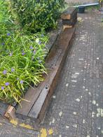 Spoorbielzen 1x270 en 3x90cm., Ophalen, Gebruikt, Hout, Biels