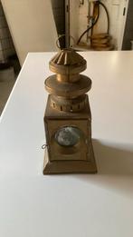 Koperen petroleum lamp, Ophalen of Verzenden