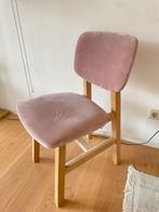 Stoel met hout en roze, Ophalen, Overige kleuren, Zo goed als nieuw, Eén