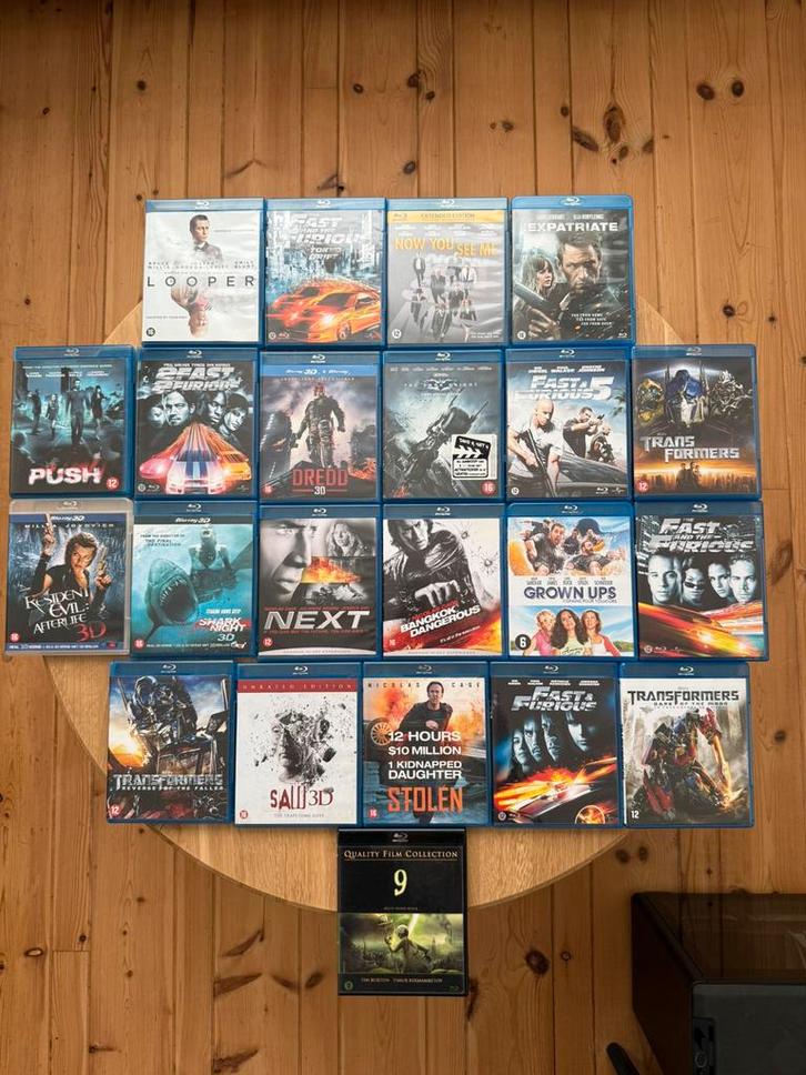 Blu-Ray collectie, Cd's en Dvd's, Blu-ray, Zo goed als nieuw, Actie, 3D, Ophalen of Verzenden