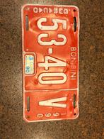 Curaçao Nummerplaat 1990 - Rood - Bon Bini, Ophalen of Verzenden