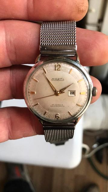 Marti 17 jewels mech. Handopwinder beschikbaar voor biedingen