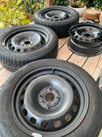 Fiat 500 Winterbanden met stalen velgen, Auto diversen, Ophalen of Verzenden